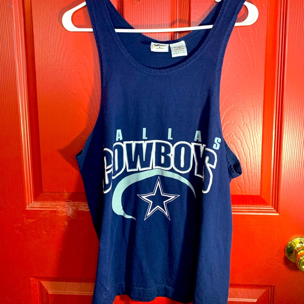 Vintage Dallas Cowboys Mens Tank Top T-Shirt Size Large 90s 1999
